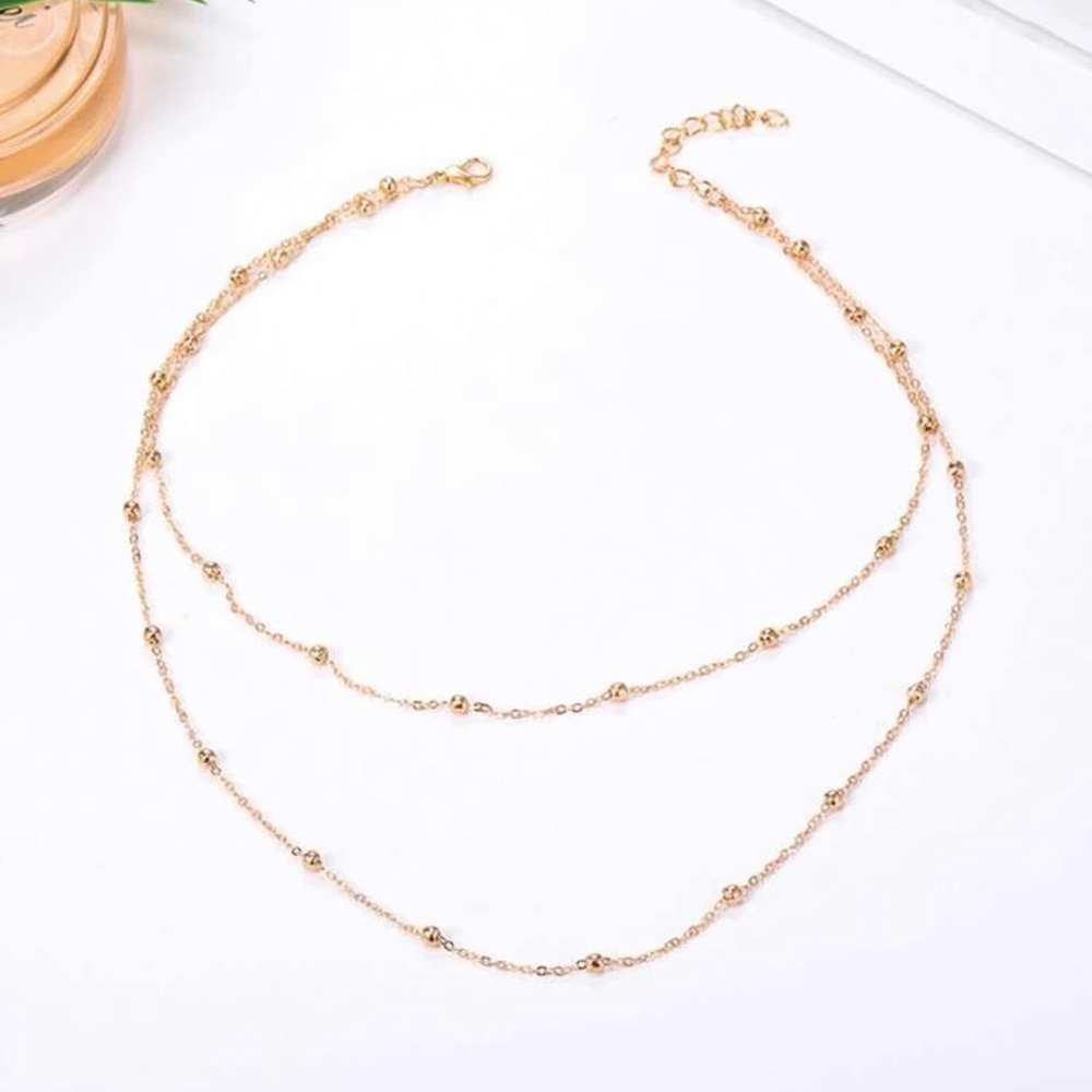 3/$30 💛 Layered Beaded Necklace - Picture 2 of 4